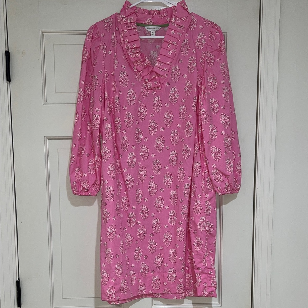 Crown & Ivy Pink Floral Dress